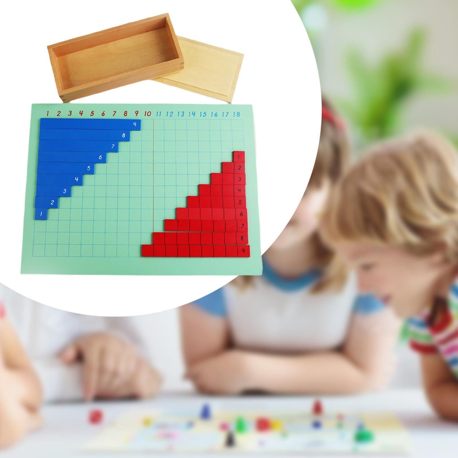 Colcolo Tablero de división de multiplicación, Suma, resta, Regalos para Escuela en casa, Juego de Mesa Educativo, Material matemático para niños, Tablero Adicional