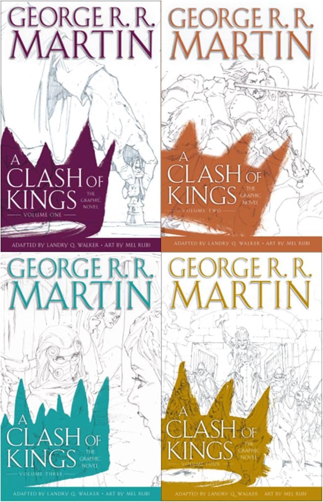 A Clash of Kings: The Graphic Novels Complete 4-Book Set Hardcover – October 4, 2022