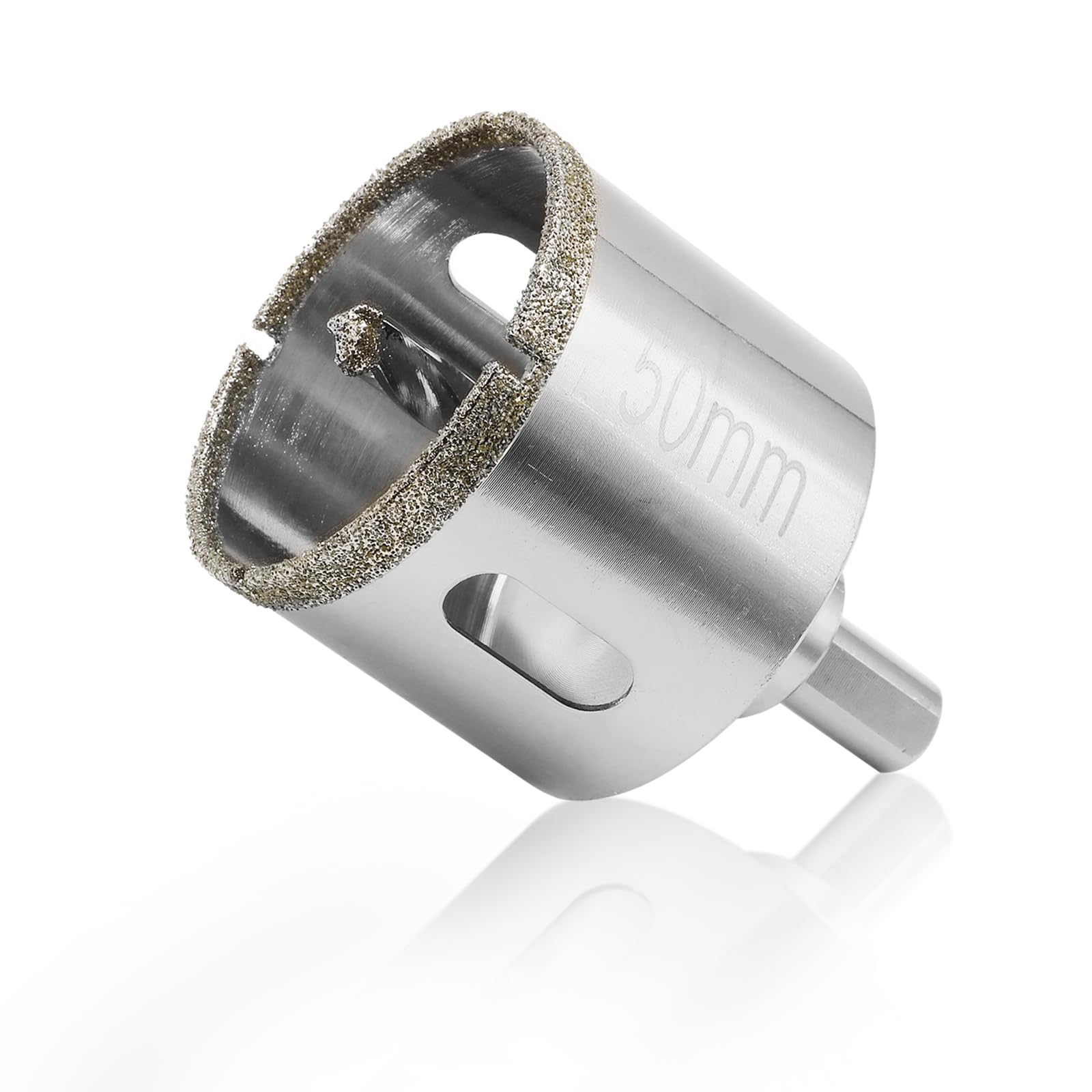 Jamiikury 2" / 50mm Diamond Glass Hole Saw with Center Drill Bit for Ceramic, Tile, Porcelain, Marble
