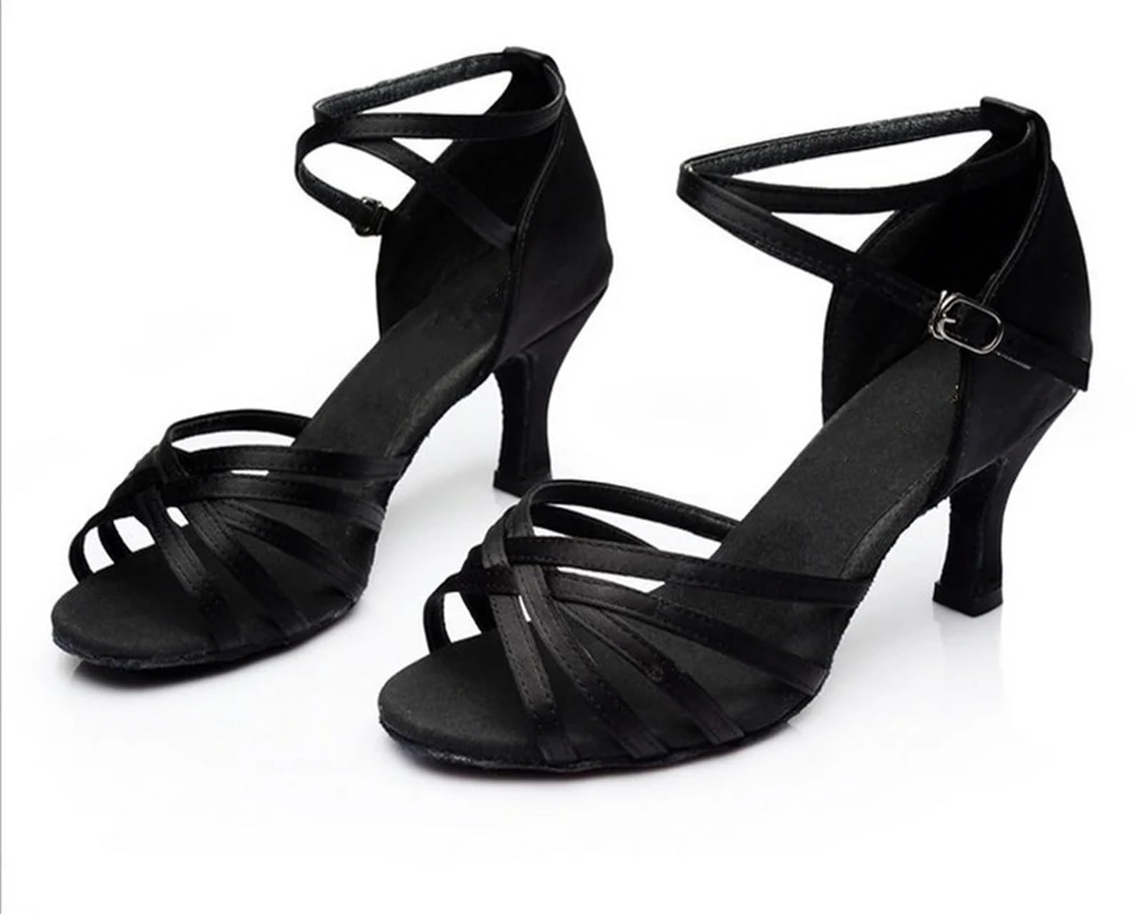 Scarpe da ballo latino da donna standard Samba Chacha Salsa Tango Partito Scarpe da ballo Eleganti Sandali Romani con Tacco Sandali Tacchi Sandali Salsa Ballo, Feste Danza, Performance Scarpe