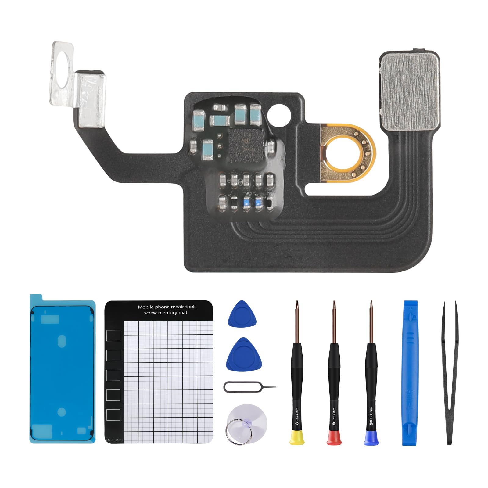 Risidamoy for iPhone 8 Plus WiFi Antenna Replacement for iPhone 8Plus WiFi Wireless Signal Antenna Flex Cable Part 5.5 inch with Repair Fix Tool Kit A1864 A1897 A1898