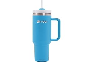 Yogi 40 oz Tumbler with Ceramic Lining and Handle