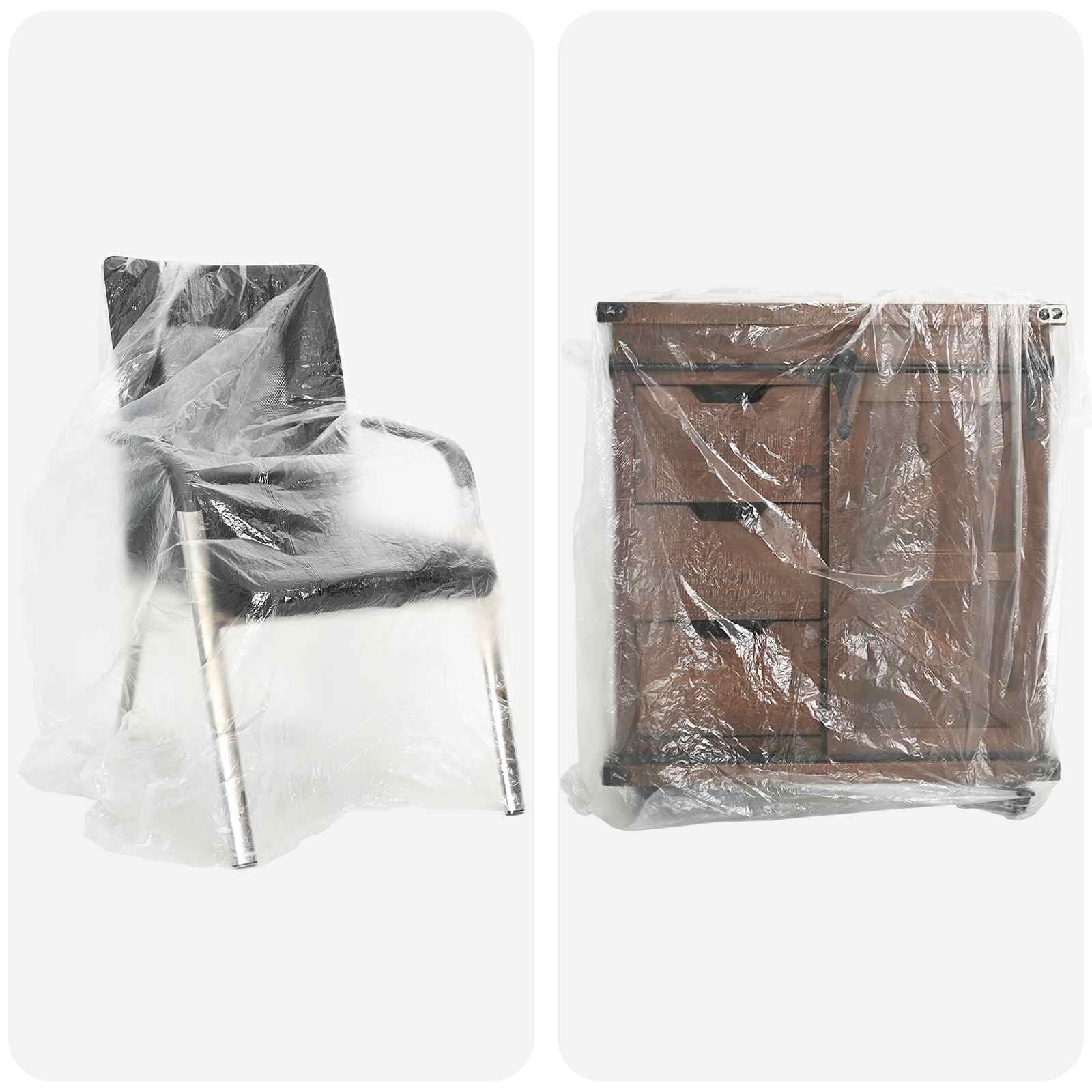 Mangloder Staubblatt Set 12 transparente HDPE Abdeckfolien 400 x 500 cm fürs Abdecken von Boden und Möbeln bei Renovierung Reparatur Innenarbeiten wasserdichtes Schutzgewebe