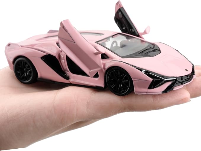 Modelo Lamborghini Sián FKP37 1:36 BDTCTK Rosa miniatura 6