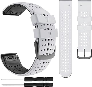 22mm Quickfit Silicone strap Suitable for Garmin Fenix 5/Fenix 5 Plus/Fenix 6/Fenix 6 Pro/Forerunner 935/Forerunner 945/Approach S60/Quatix 5/Quatix 6 Watch Band