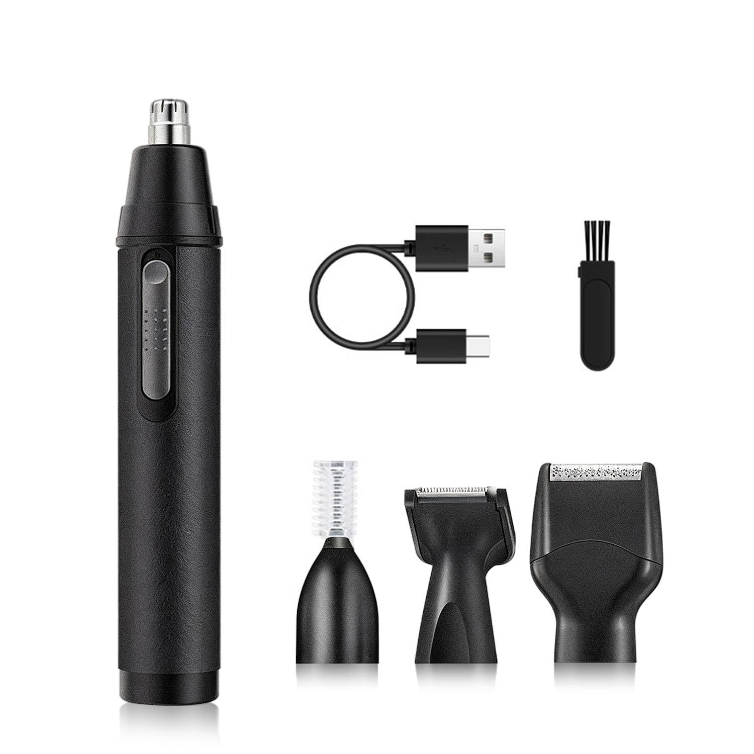 Ear and Nose Hair Trimmer Clipper - 4-in-1 Grooming Tool for Nose Hair Ear Hair Beard Eyebrows Head