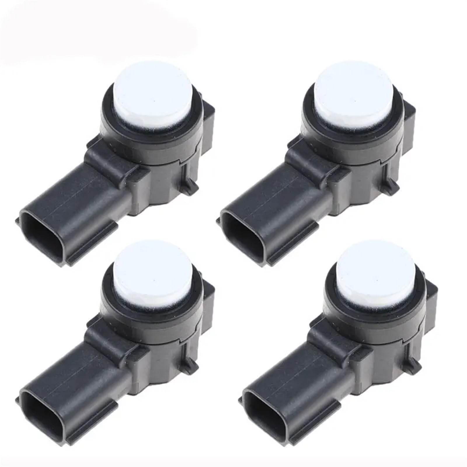 BEEBY Sensor De Aparcamiento Nuevo Sensor Asistencia Estacionamiento PDC para GMC para Sierra para Yukon 52019546 52050134 84153946 Sensores de Estacionamiento(Blanco,4 Piezas)