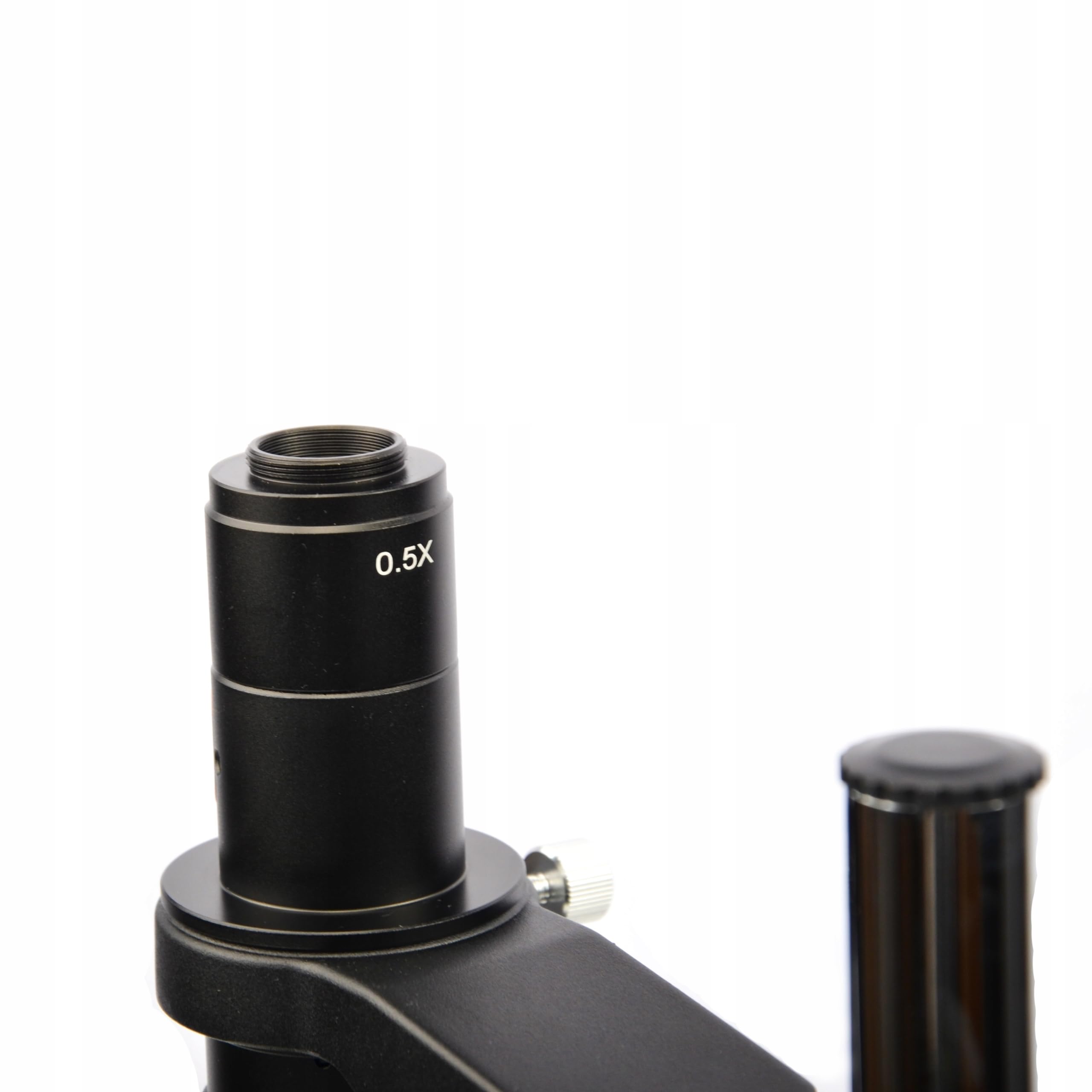Rosfix Earth Pro MCEP-0.5X - Microscopio digital estéreo con zoom de 7 a 45x y anillo de luz LED de 56 x | Cámara PEGASUS Pro HDMI | C-Mount | Para laboratorio, electrónica, biología, industria