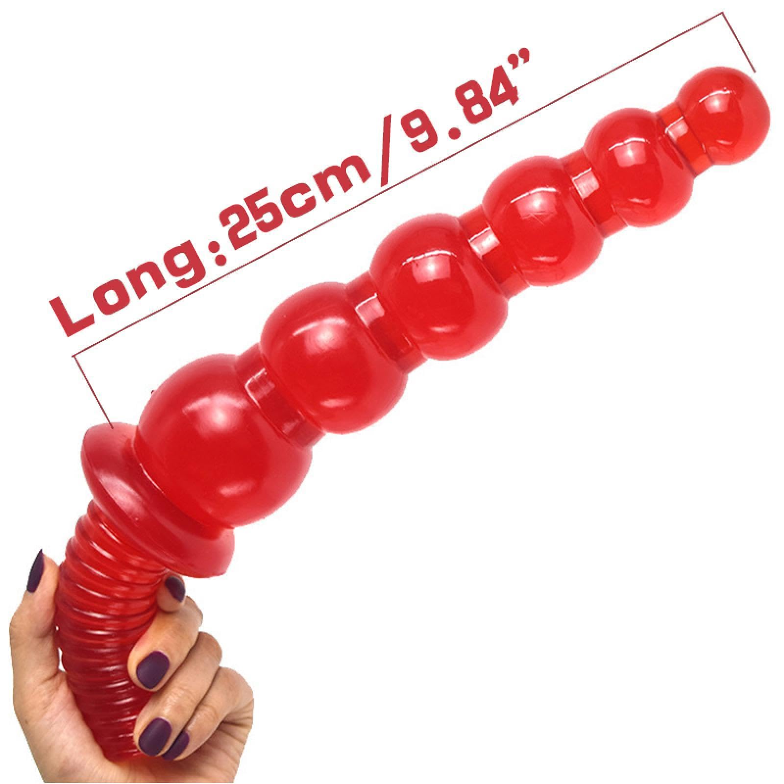 Plug anale Plug anale per grandi donne con manico, zucca rossa, giocattolo del sesso, vibratori Per Prodotti erotici per macchine del sesso per masturbazione da donna