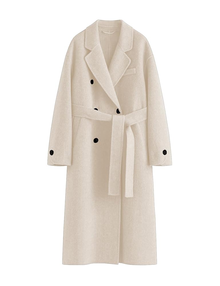 prologue　Service Coat ベージュ Amazon.com: Peaceglad Trench Coat for Women 2025 Fall Long