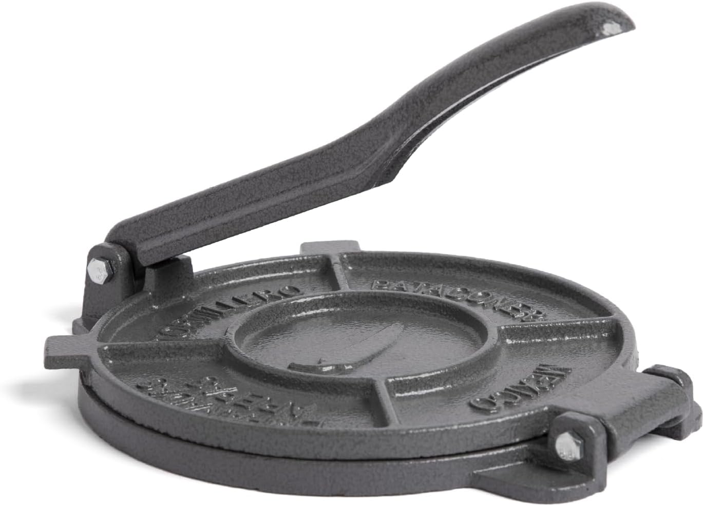 Alpha Living Tortilla Press – 8 Inch Cast Iron Quesadilla Maker – Heavy Duty Empanada Maker Press – Cast Iron Tortilla Maker for Kitchen, Home Use