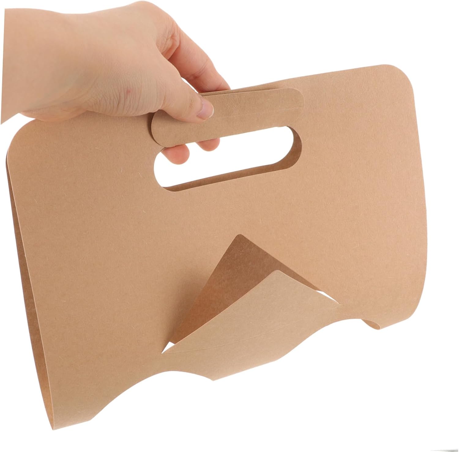 LABRIMP 50Pcs Dual Cup Holder Paper Beverage Carrier for Drinks Convenient Take Out Drink Organizer for Coffee Tea and Milk for Home Office Events
