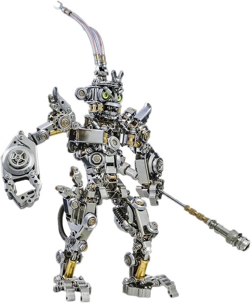 Puzzle metalowe 3D dla dorosłych, zestaw modeli do składania mechaniczna małpa puzzle metalowe, zabawa DIY montaż kreatywne ozdoby, na prezenty świąteczne dla mężczyzn 942 szt.