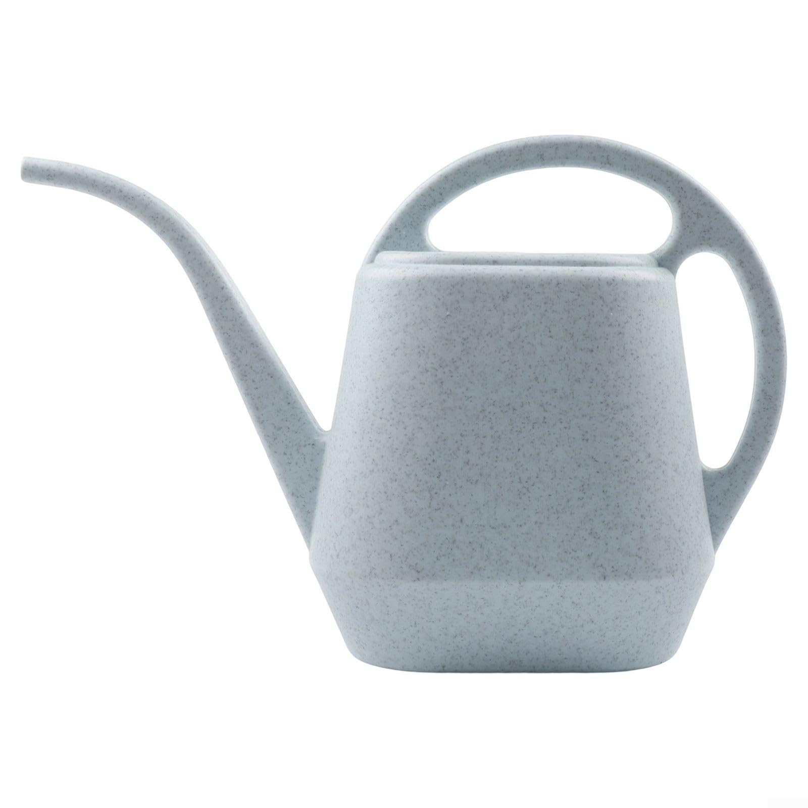 Nexbrill Plastic Garden Watering Can 2L Long Spout Lightweight Large Capacity Ergonomic Handle for Indoor Plants, Garden Beds, Hanging Baskets, Vegetable Patch(gray)