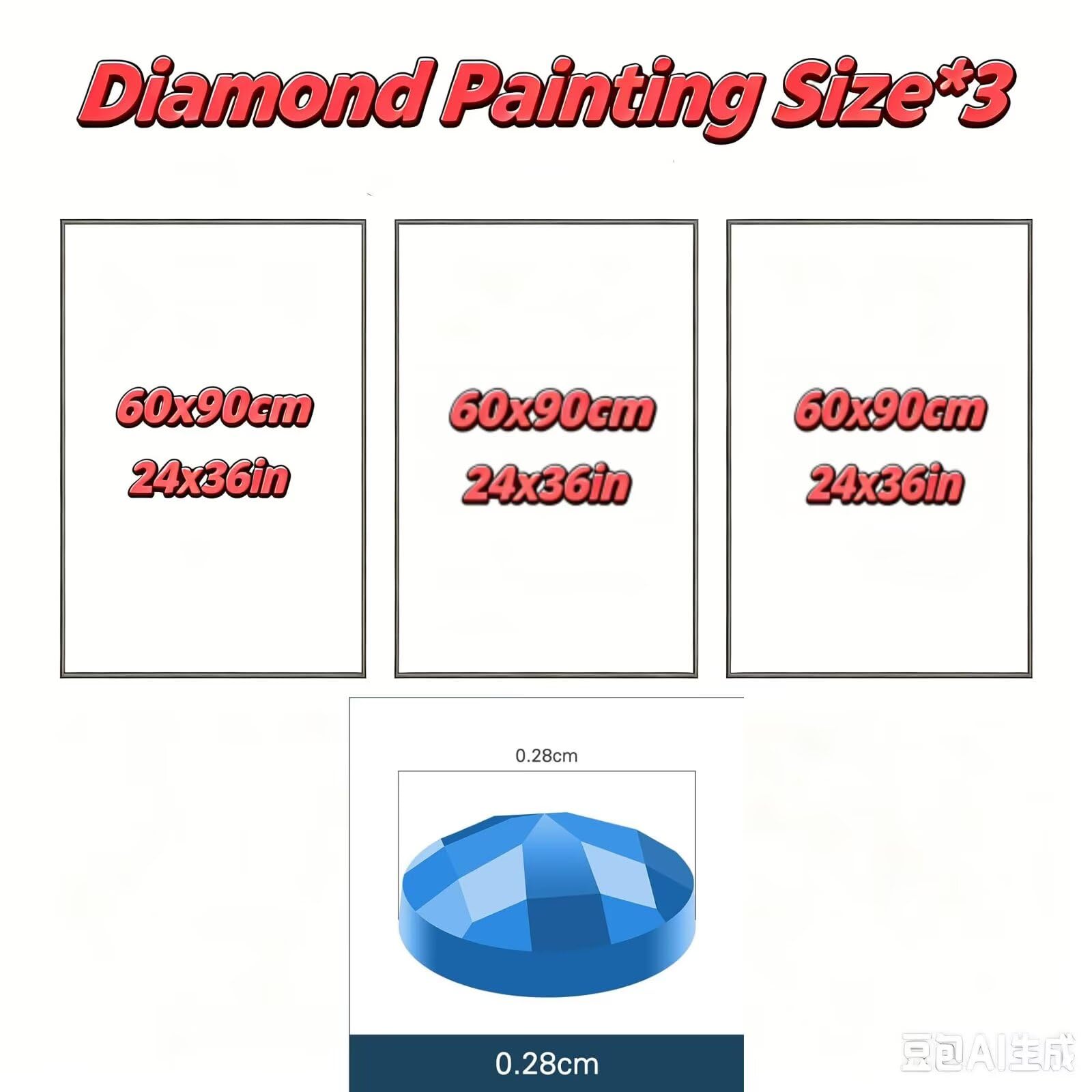 3 szt. Diamentowe malowanie smoka dla dorosłych 5D diamentowe malowanie krajobraz, malowanie diamentowe DIY dorośli 90 x 60 cm x 3, kryształ sztuka haft ścieg krzyżykowy zdjęcia dekoracja salonu