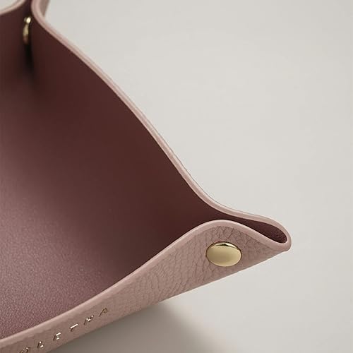 Miniatura 10 de OLETHA Bandeja estética para valet plato pequeño para atrapar soporte de joyería para viajes color verde