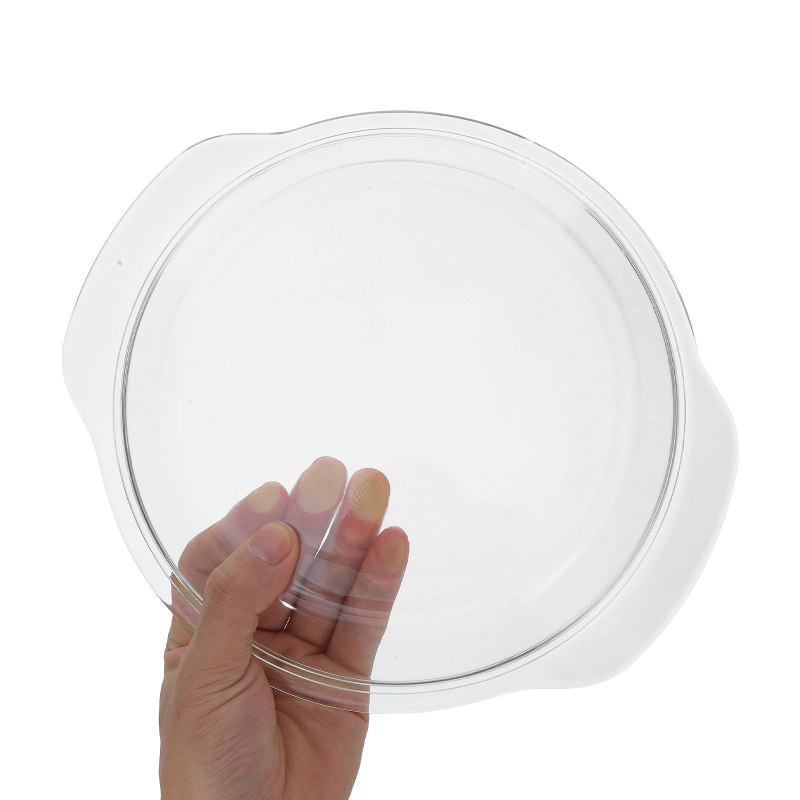 POPETPOP Glasabdeckung 25,4cm Mikrowellen Tellerabdeckung mit Ölbeständigem Spritzschutz für Kochtöpfe und Servierschüsseln