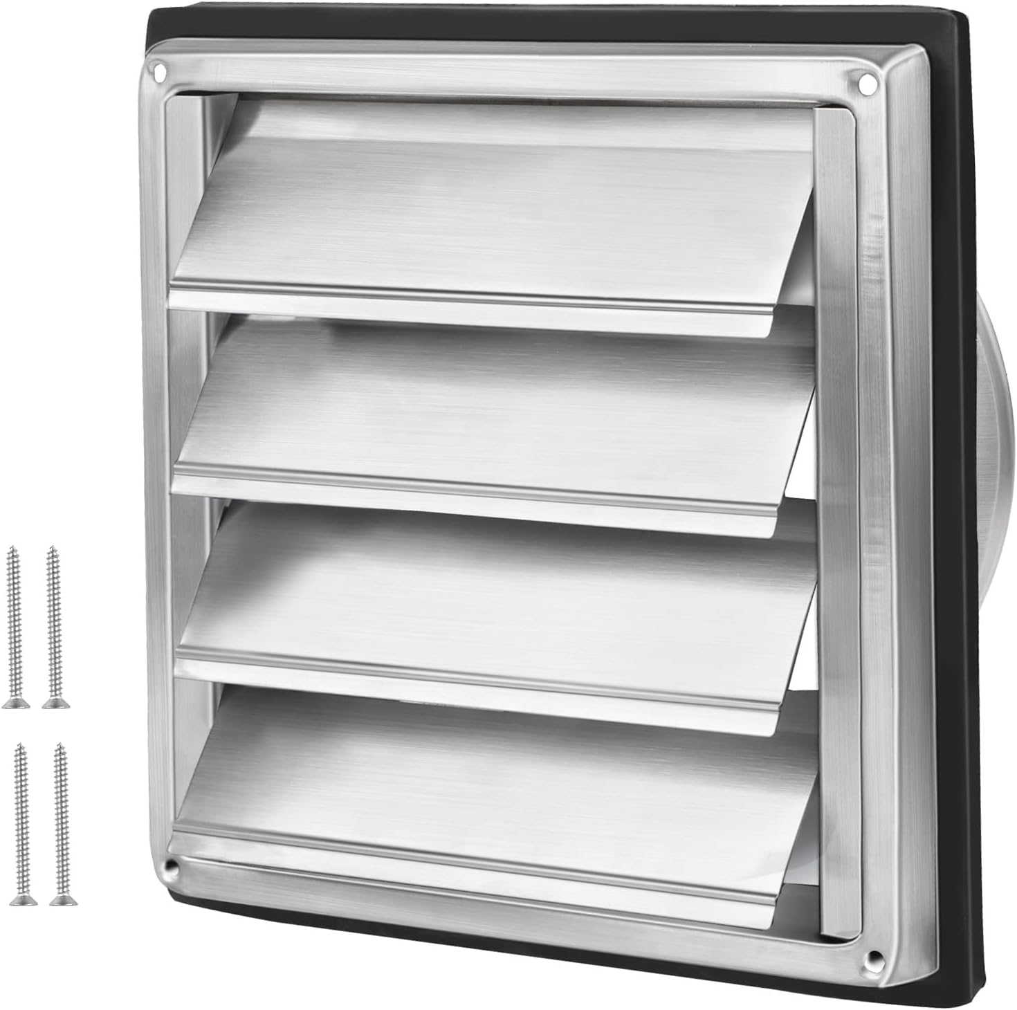 Grille D'aération Rectangulaire Métal – Ventilation Murale à Clapet – Ancienne