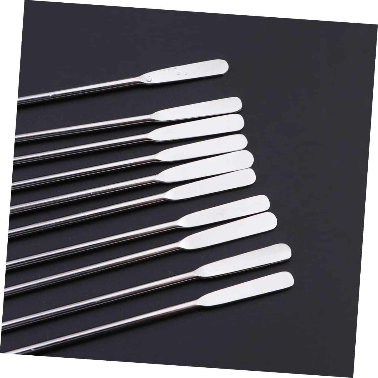 50pcs Stainless Steel Mixing Cocktail Stirrers for Drinks Coffee and Party Decoration for Bars Restaurants and Home Use