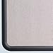 Quartet Bulletin Board, Fabric, 3 x 2 Feet, Office Bulletin Boards, Contour Gray Plastic Frame (7693G)