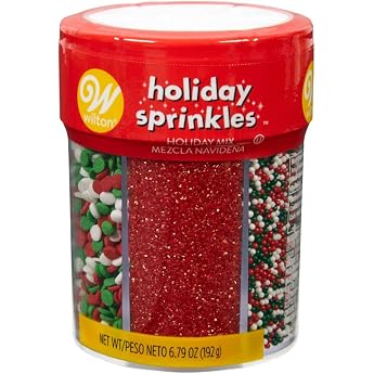 WILTON Christmas Traditional 6 Cell Sprinkles