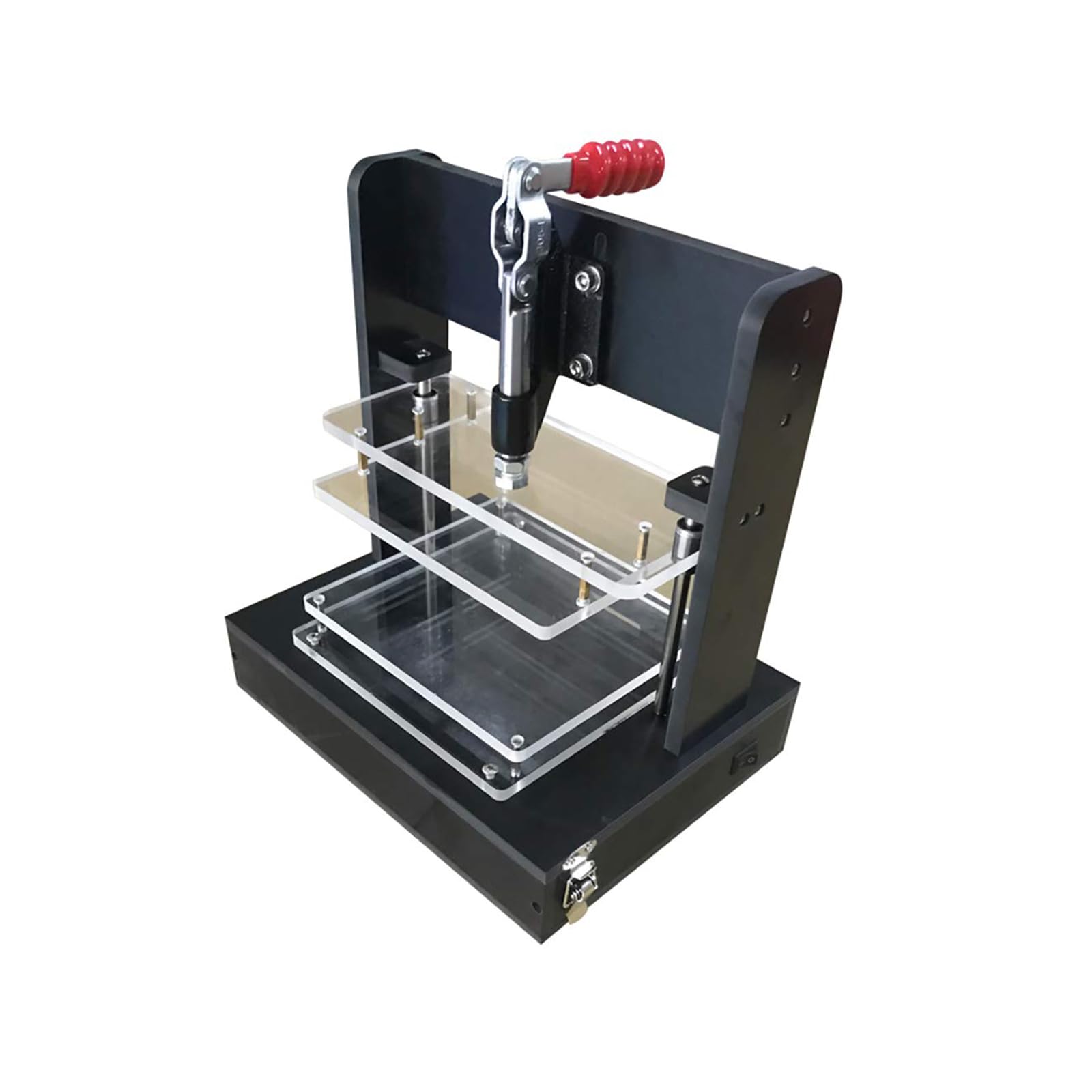 Supporto di Prova Universale per PCB, Rack di Prova per Pcba, Telaio Embryo, Dispositivo di Test per Circuiti Stampati Fai-da-Te con 4 Pannelli Acrilici 180x160MM