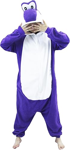 Miniatura 2 de Pijama unisex de Yoshi Kigurumi de Yoshi Kigurumi para adultos, para Halloween, Navidad, anime, verde, disfraz de Yoshi, disfraz para pareja