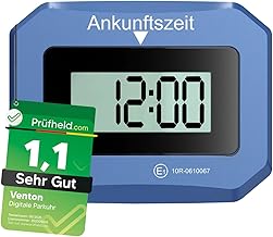 VENTON Electronic Digital Parking Disc with Approval, Automatic Electric Parking Meter, Car Accessories Interior, Car Gadgets Electric, Electronic Car Accessories