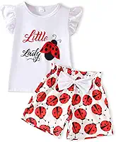 Conjunto de roupa infantil clássica casual com letras estampadas macias e respiráveis, 2 peças