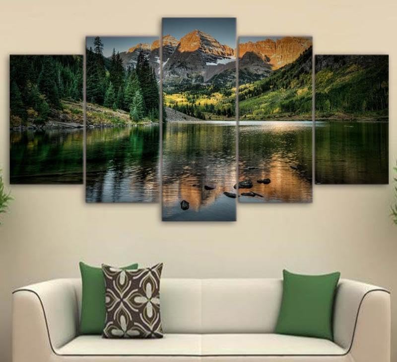 Tableau decoration murale salon paysage Colorado pour habiller un grand mur vide facilement
