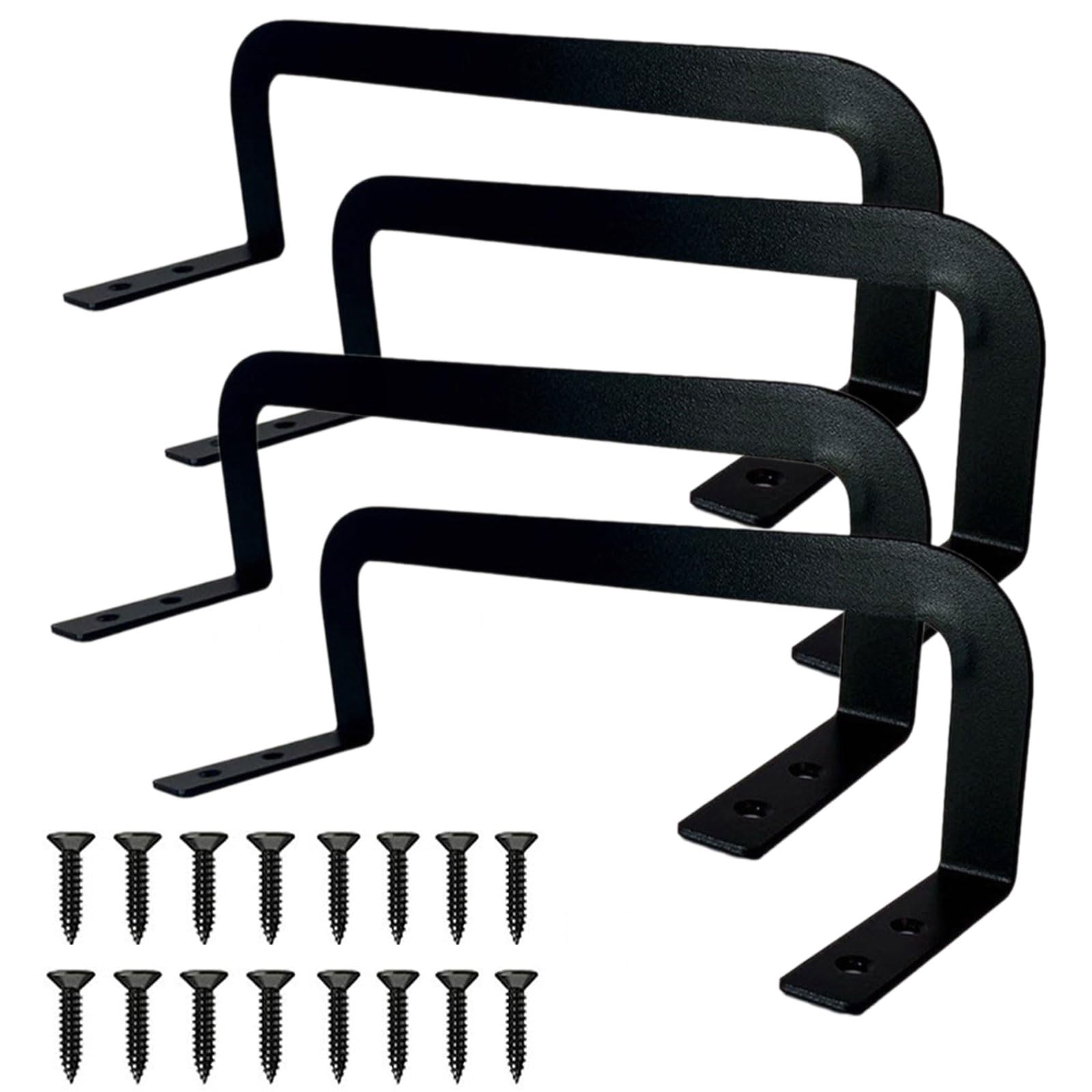Msioytog Easy Installation Metal Mattress Anchors Set of 4 Prevents Bed Shifting Bed Stoppers Set