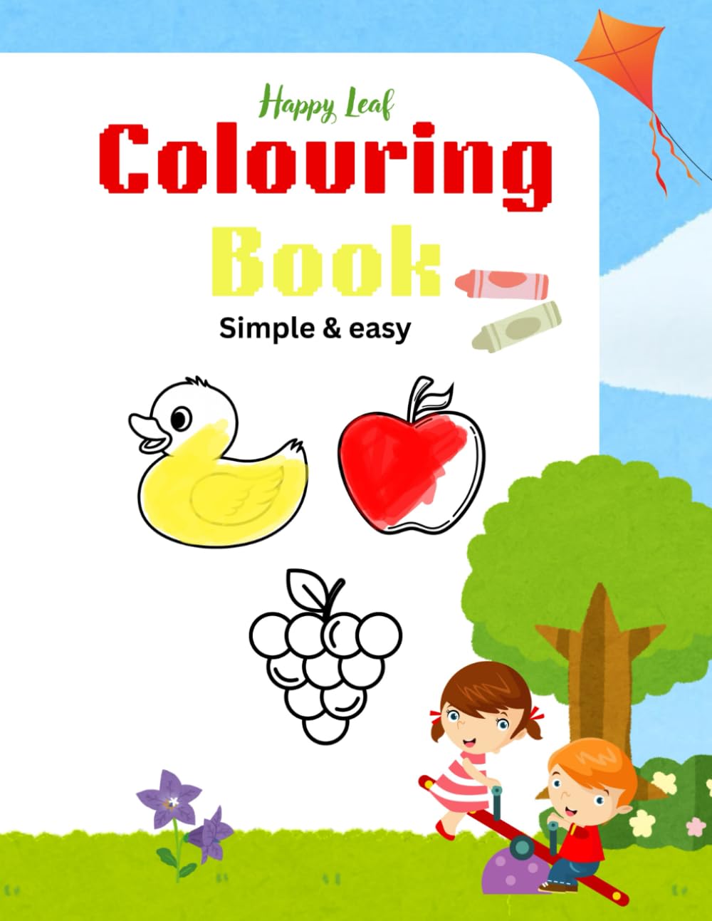 Colouring Book: Simple & easy