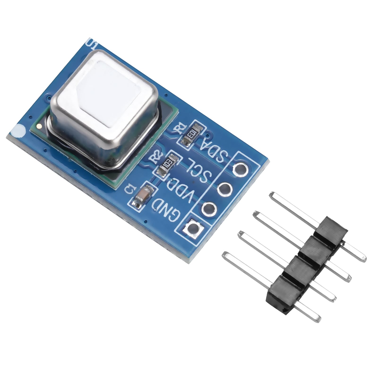 SCD41 Módulo Sensor de Gas Binghe SCD41 CO₂ Sensor Módulo Detección de CO₂ Dióxido de Carbono 2-in-1 Temperatura y Humedad 2.4-5.5V 400-5000PPM con Comunicación I²C