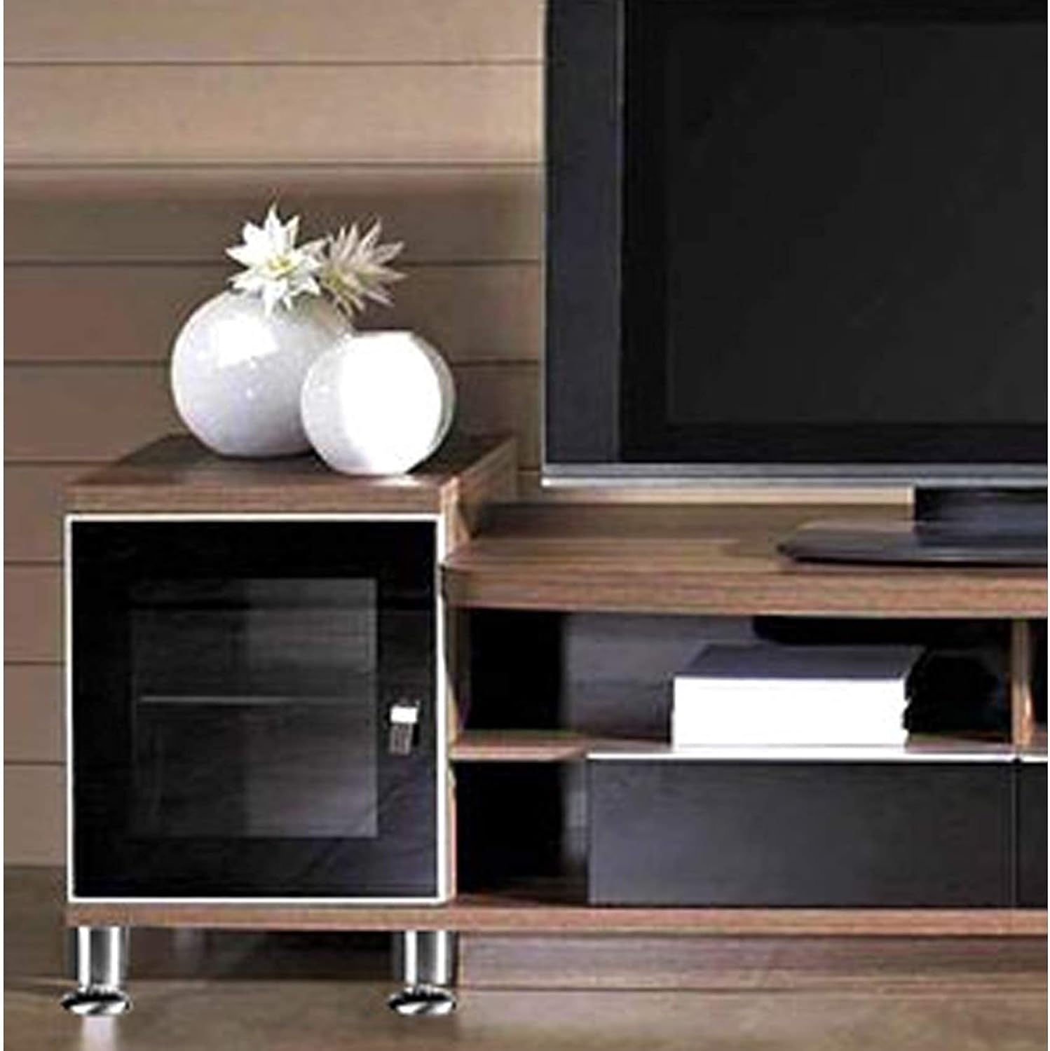 モダンなラウンドネストテーブル、リビングルームテーブル2点セット、ソファ用ティーテーブル、強化ガラスコーヒーテーブル Feito n モダンなネスト  コーヒーテーブルラウンド、強化ガラスネストテーブル2個セット、サイドエンドソファテーブル、金属フレームで組み立て ... 調節可能なステンレススチール家具脚 ソファ バスルーム キャビネット コーヒー テーブル テレビ スタンド メタル ラウンド 脚 ゴ