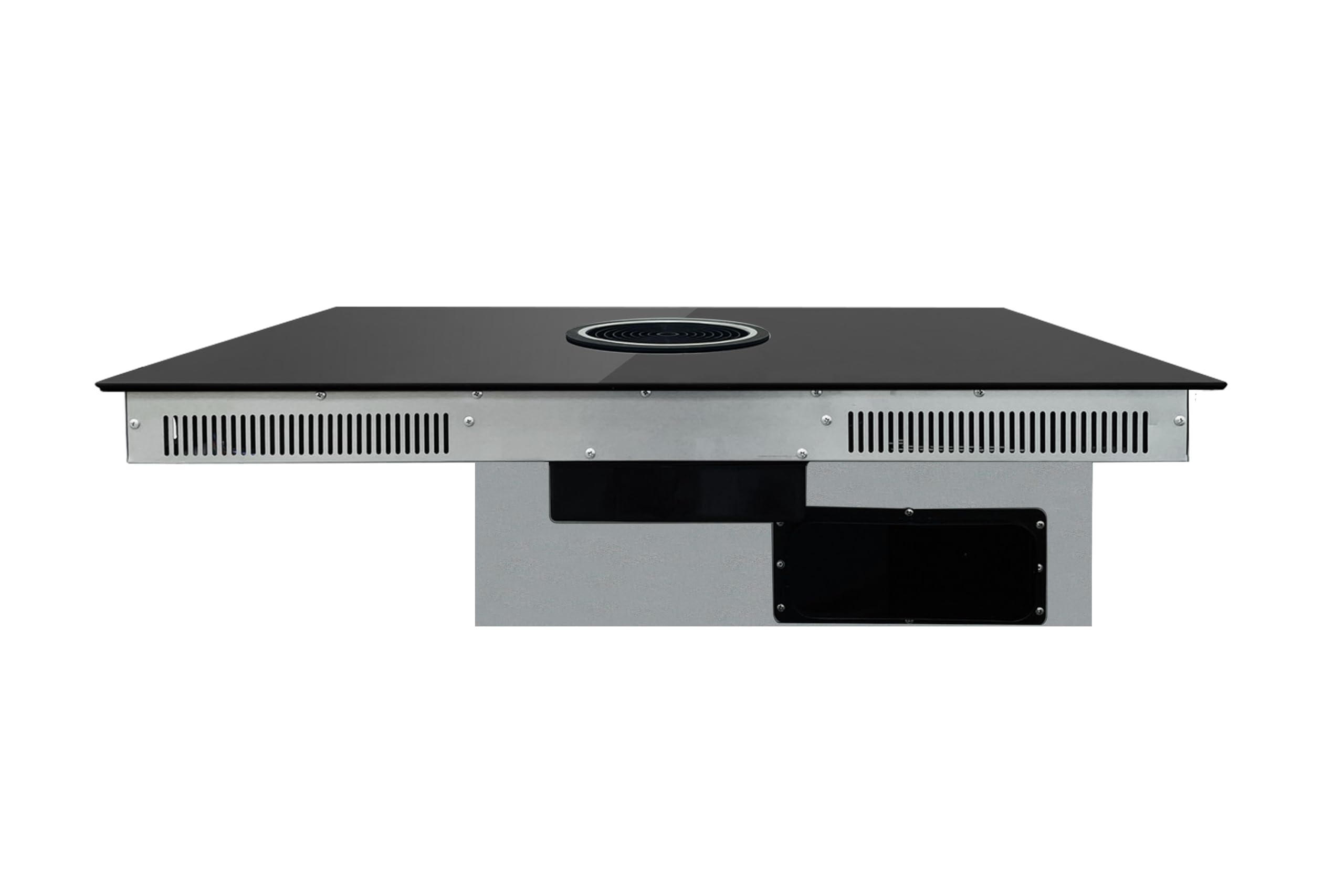WOLKENSTEIN IN4-DA-2FZA+W Placa de inducción con extractor integrado | 2 zonas flexibles | Temporizador | Apagado automático | Seguridad infantil | Función Booster | Detección de olla | Función Stop