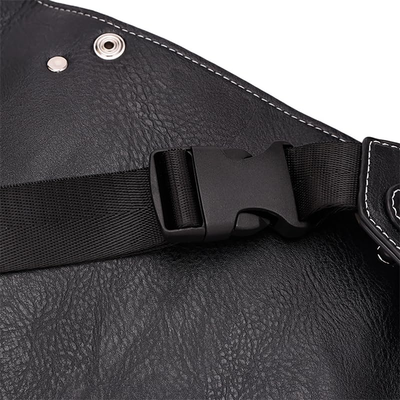 sac de coiffeur, Cuir PU avec ceinture/ceinture d'épaule - Fournitures d'outils de coiffure Sac barbier