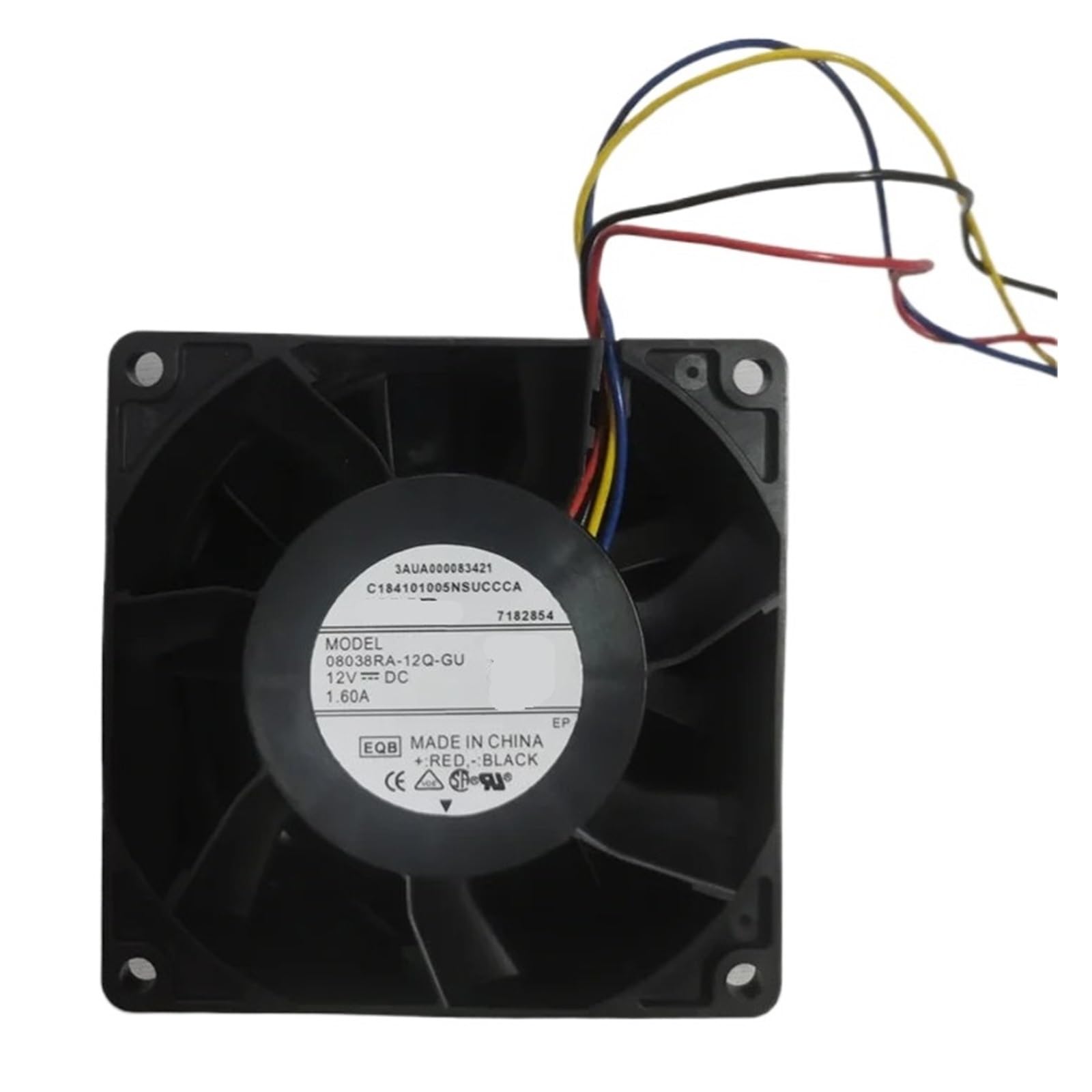 YMUGUEGH 8038 12V 80 * 80 * 38mm fan 08038RA-12Q-GU 4 wire cooling fan
