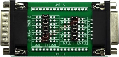 CZH-Labs D'sub DB15 Diagnostic Test Breakout Board, DSUB DB15 Conector macho a hembra.