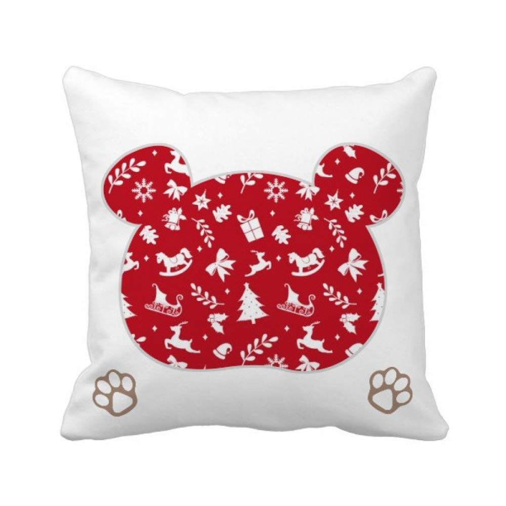 Housse de coussin élan et flocons pour vos soirées au coin du feu