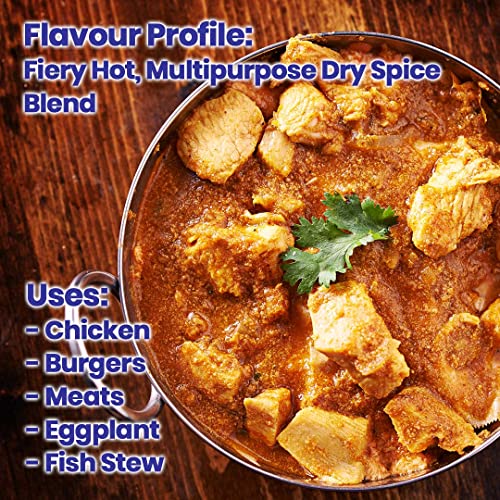 Image of CRISTA Harissa and Peri-Peri Combo Pack | Harissa Spice Mix x 1, 45 gms | Peri-Peri Spice Mix x 1, 50 gms | Exotic Spices | Set of 2 | Zero added Colours, Fillers, Additives & Preservatives