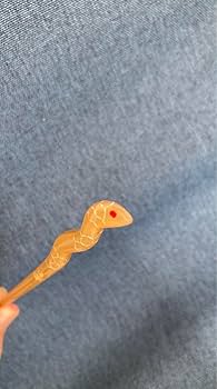 かんざし屋wargo 蛇モチーフかんざし　3点セット Amazon.co.jp: かんざし屋wargo 牛骨角蛇行一本簪 ヘビ 茶 新 : おもちゃ