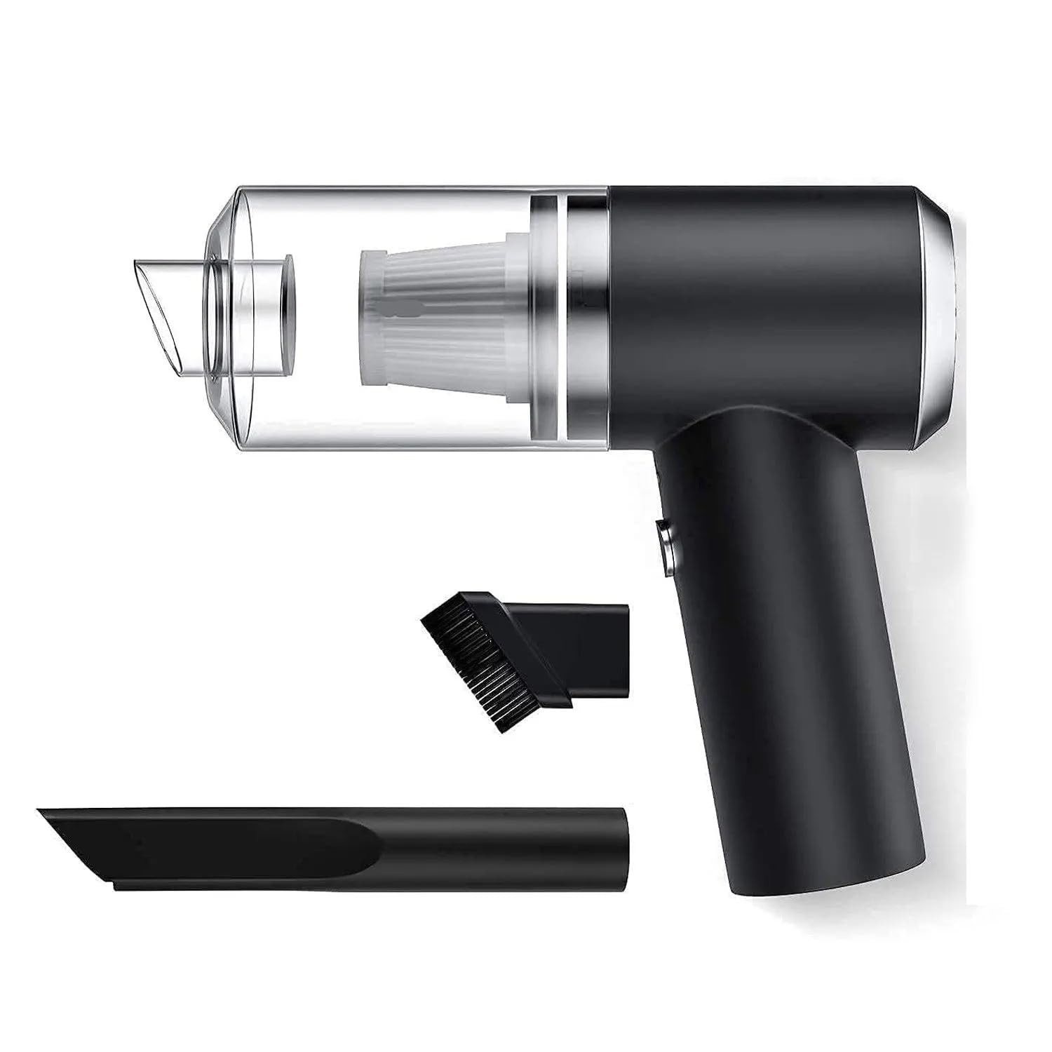 Vruti Creation 2-in-1 Handheld Wireless Vacuum Cleaner with Dust Collection | Rechargeable Mini Portable Vacuum for Car, Home, Office, Keyboard, Sofa, Desk & Pet Hair Cleaning-image-42