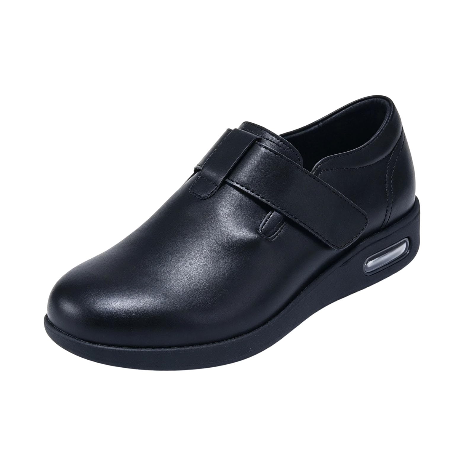 Generisch Seniors Shoes with Fastening Swollen Feet Extra Wide Slippers
