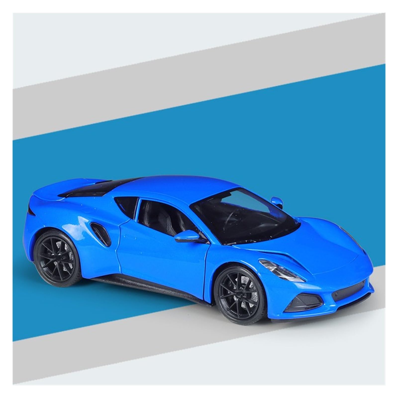BANKOTO Diecast Car 1:24 For For Emira Alloy Car Model Diecasts Metal Collections Collectible Model(Blue)