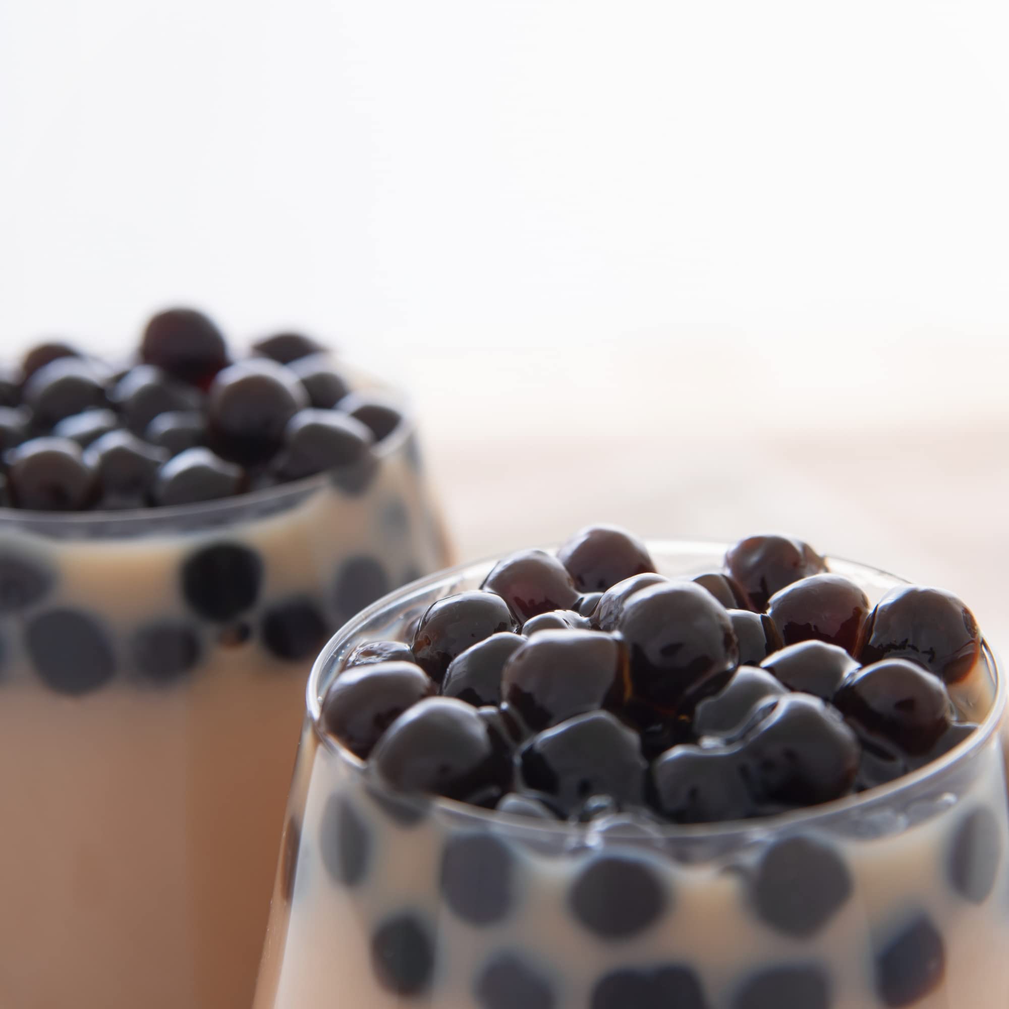 Perlas de Tapioca para Bubble Tea – Perlas reales hechas en Taiwan – Para uso en Boba Tea, Bubble Tea, helados y postres. Paquete de 1kg.