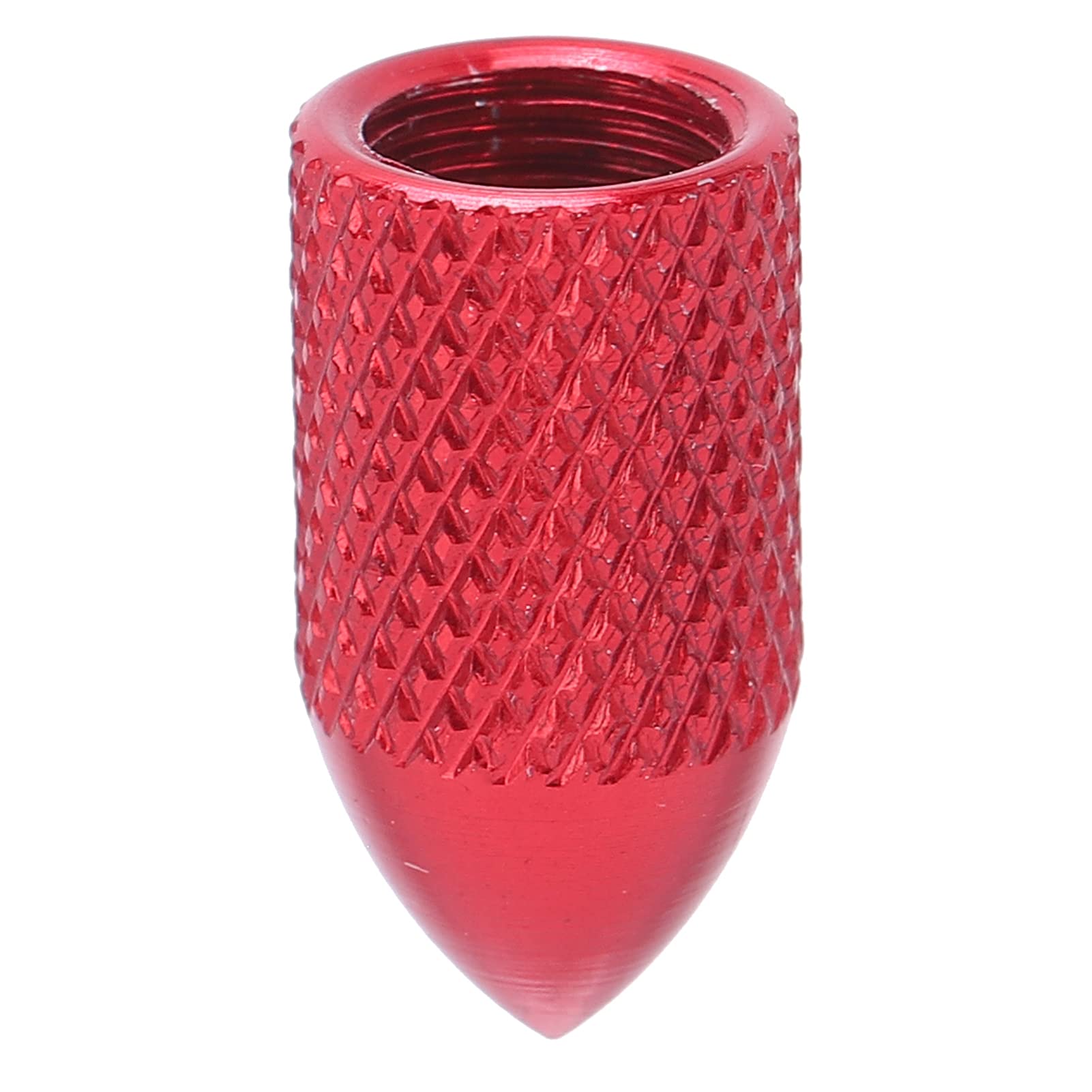 Schrader Valve Covers, Convenient to Use Long Service Life High Reliability Schrader Valve Caps for (Red)