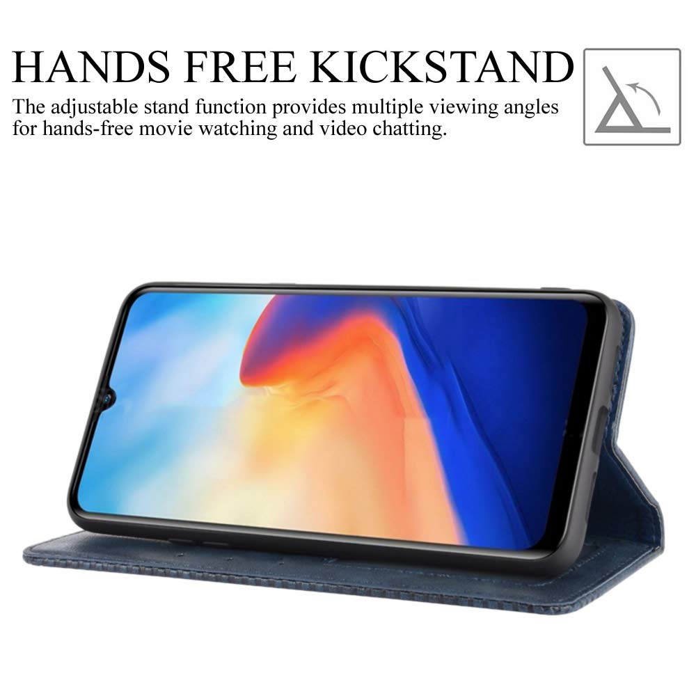 Blackview A80 / A80S Hülle – Retro Leder Flip Case Mit Kartenfächern & Standfunktion