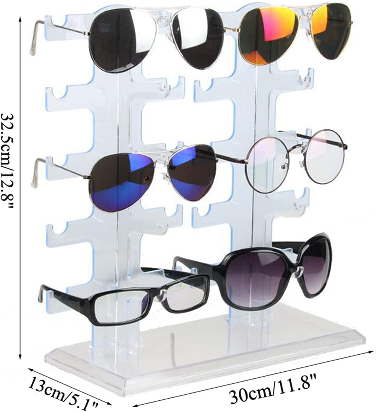 Espositore Per Occhiali Da Sole - 5 Livelli In Plastica Per Negozio O Casa - Foto 6