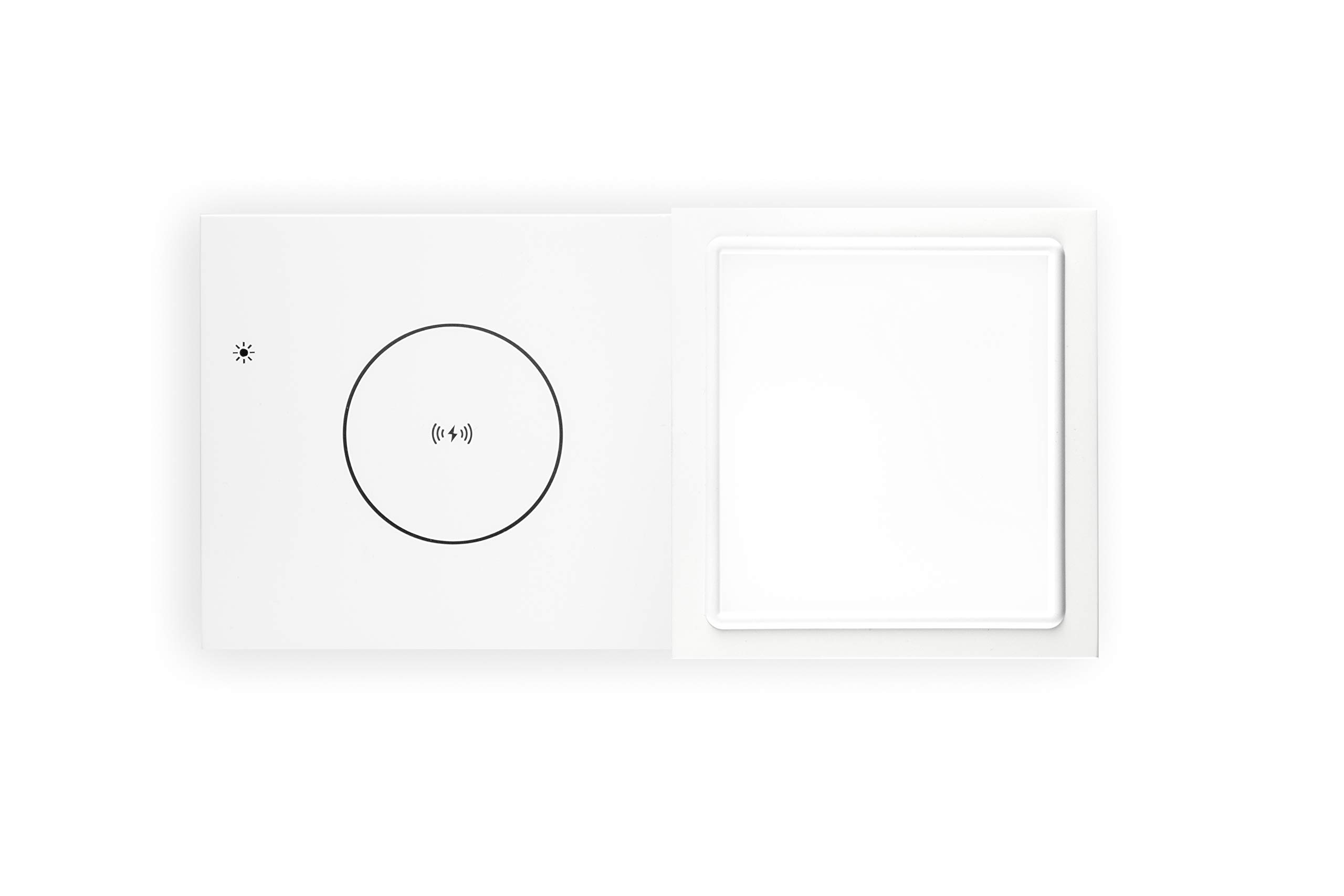 Tivoli Audio 'Revive' - Bluetooth-Lautsprecher mit kabellosem Ladegerät und Lampe (Weiß/Grau)