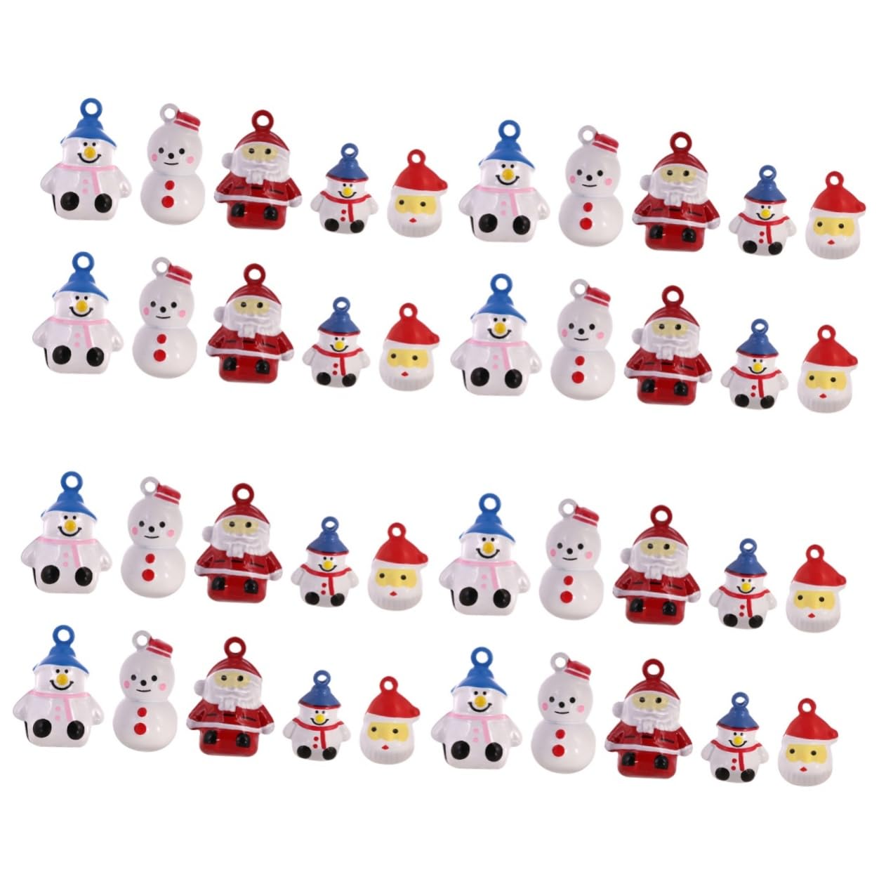 Zerodeko 40 Pz Campane Di Natale Palline Dell'albero Di Natale Ornamenti Di Campanellini Appesi Decorazioni Natalizie Decorazione Della Campana Di Babbo Natale Ciondolo Campana Vacanza Rame